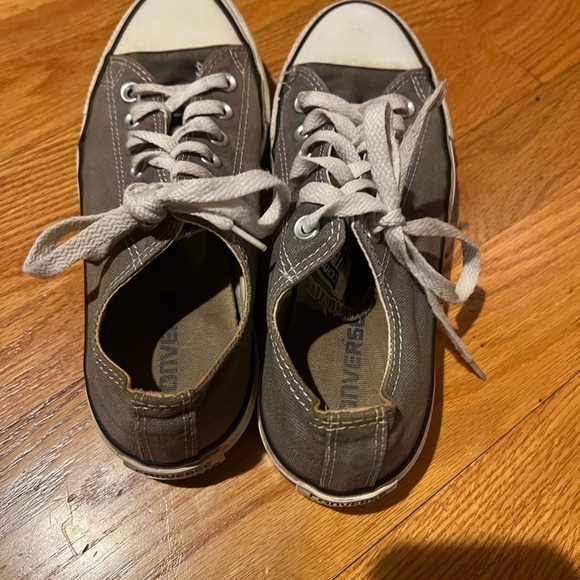 Converse Gray Low-Top Sneakers - Picture 4 of 8